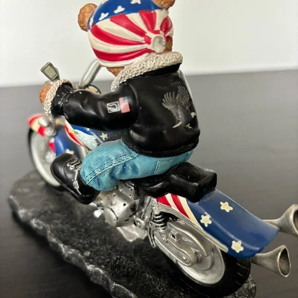 Faithful Fuzzies Born To Ride - Bear To Be Wild Collectible Figurine - Picture 6 of 9